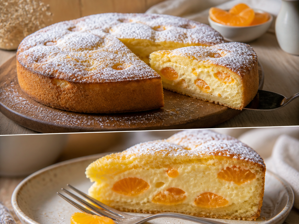 Mandarinen Quarkkuchen