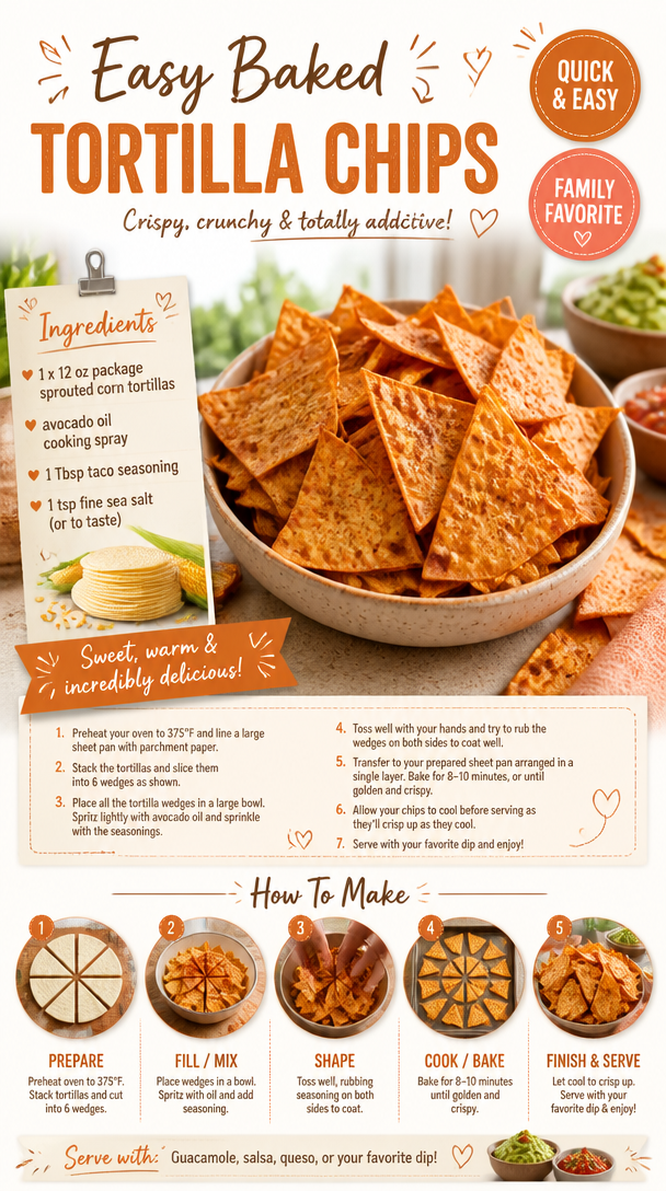 Easy Baked Tortilla Chips