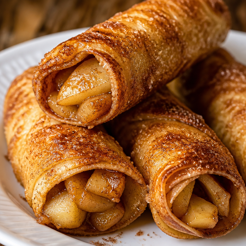 Air Fryer Apple Pie Roll-Ups