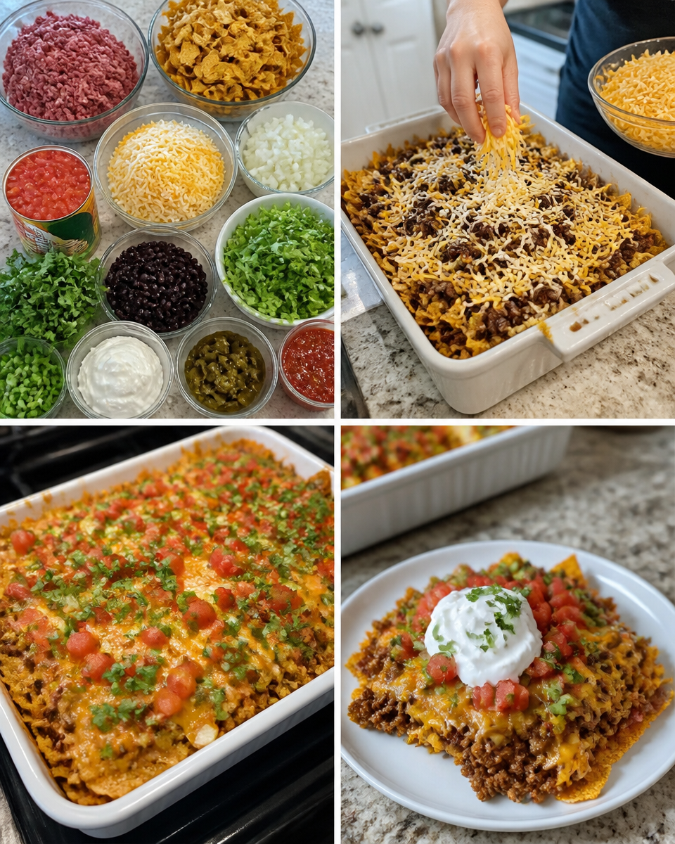 Walking Taco Casserole