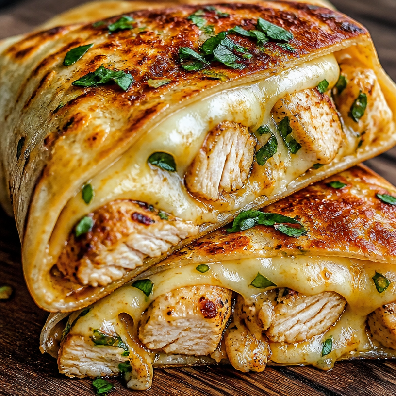 Cheesy Chicken Wraps