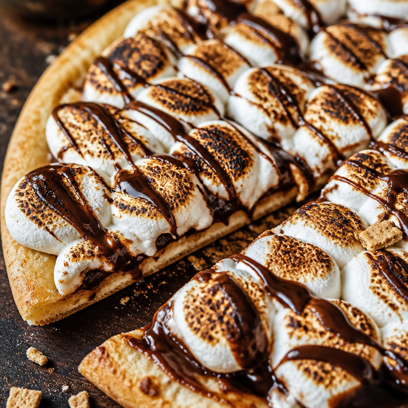 Sweet Smores Pizza