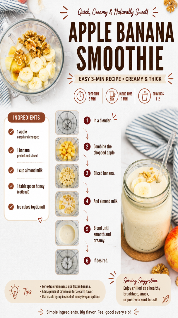 Apple Banana Smoothie