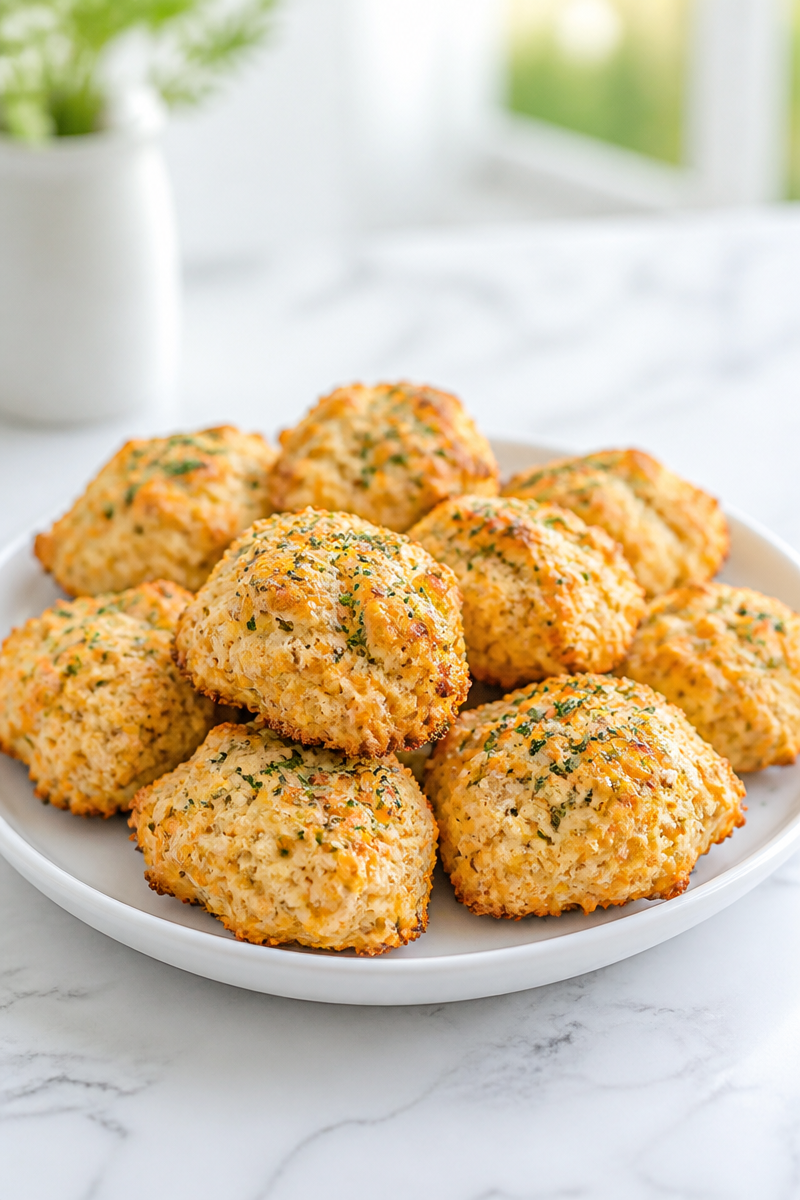 Savory Cheddar Herb Drop Biscuit Savory Cheddar Herb Drop Biscuit