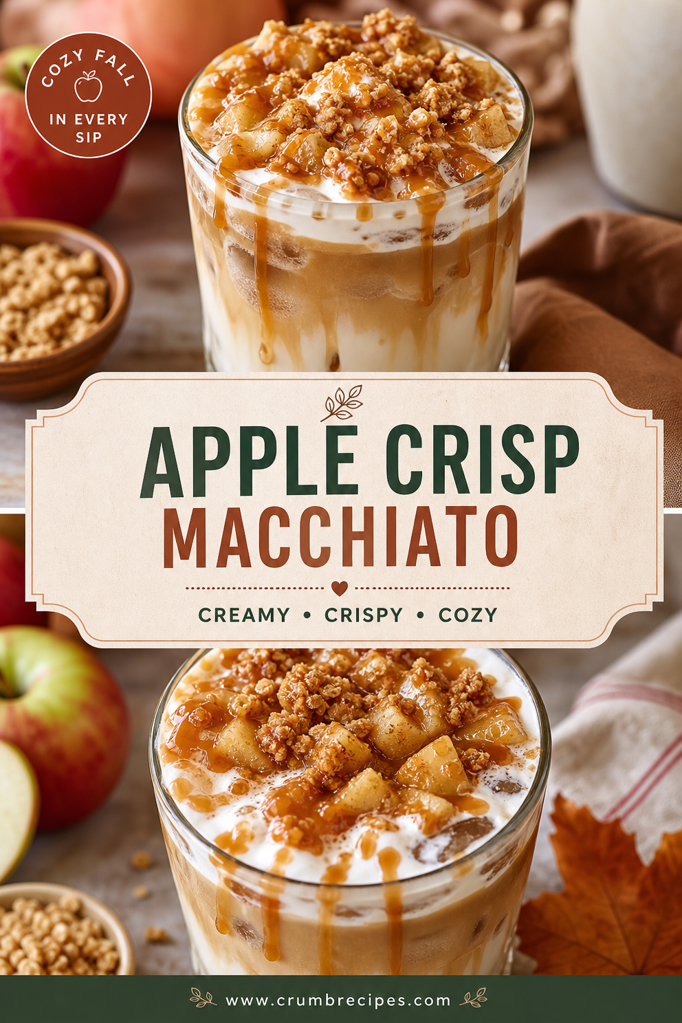 Starbucks Apple Crisp Macchiato Recipe Apple Crisp Macchiato Starbucks Apple Crisp Macchiato Recipe | Fall Apple Drinks