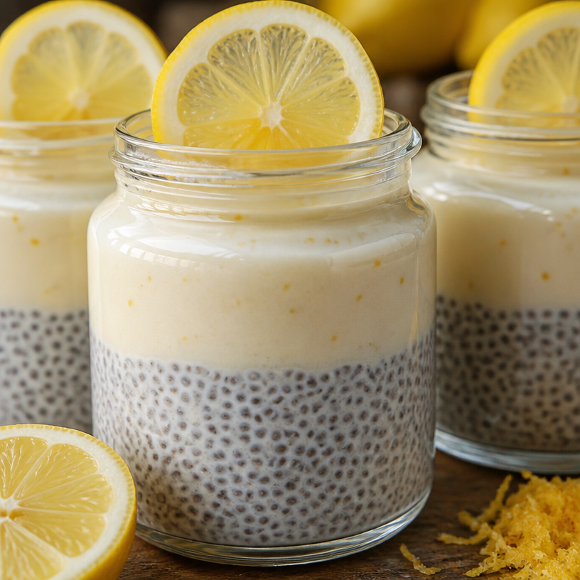 Pudding Chia à la Crème de Citron
