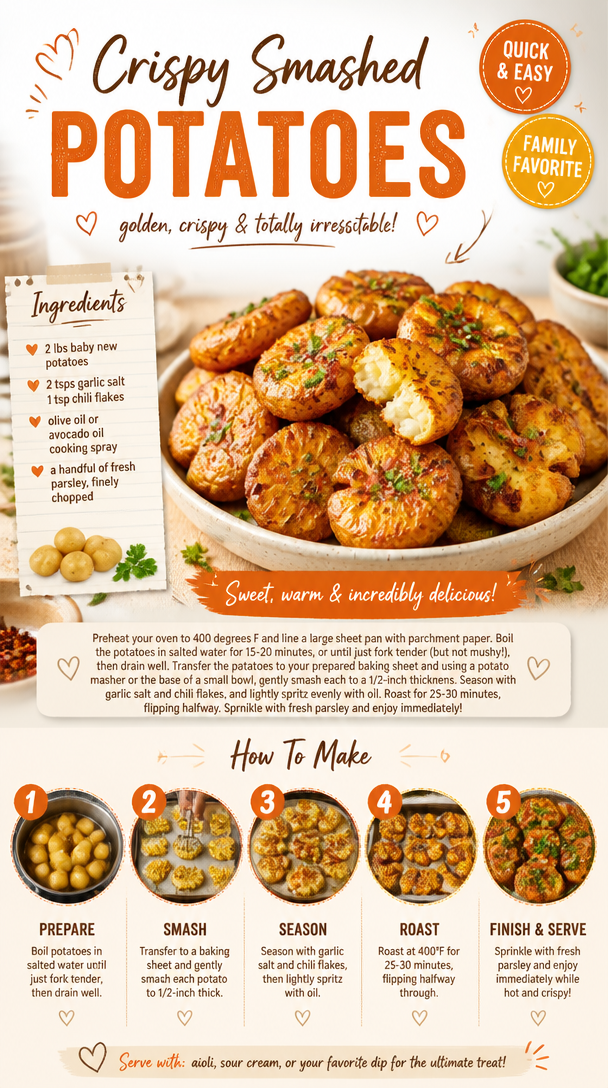 Crispy Smashed Potatoes