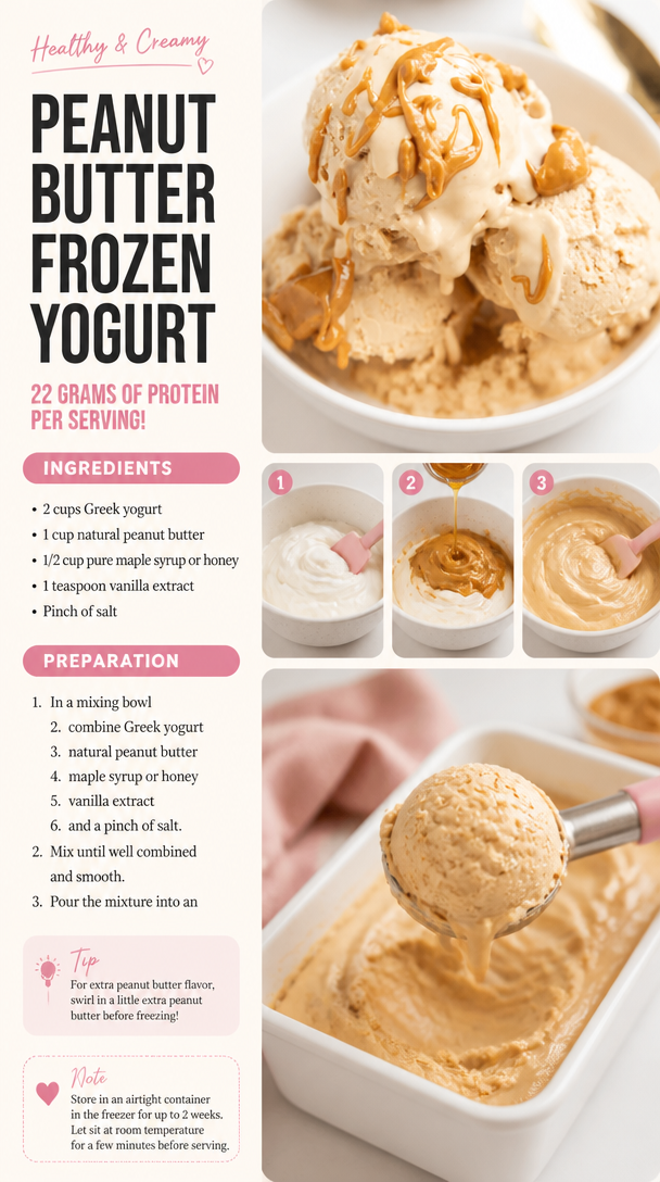 Peanut Butter Frozen Yogurt