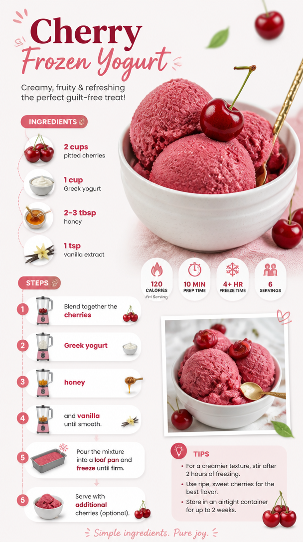 Cherry Frozen Yogurt