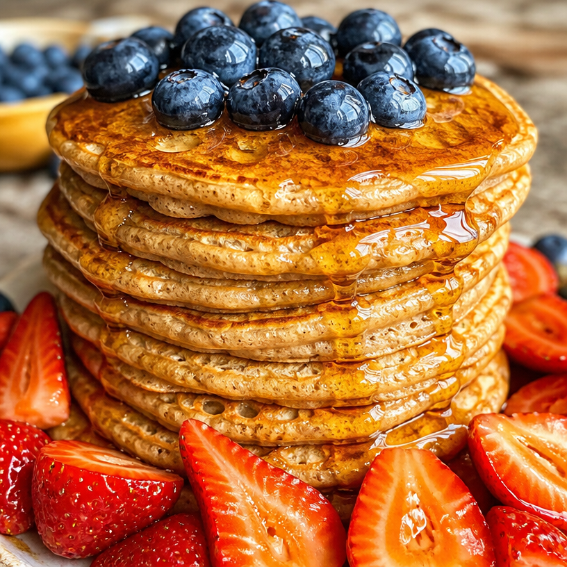 Easy High-Protein Pancakes with Oats