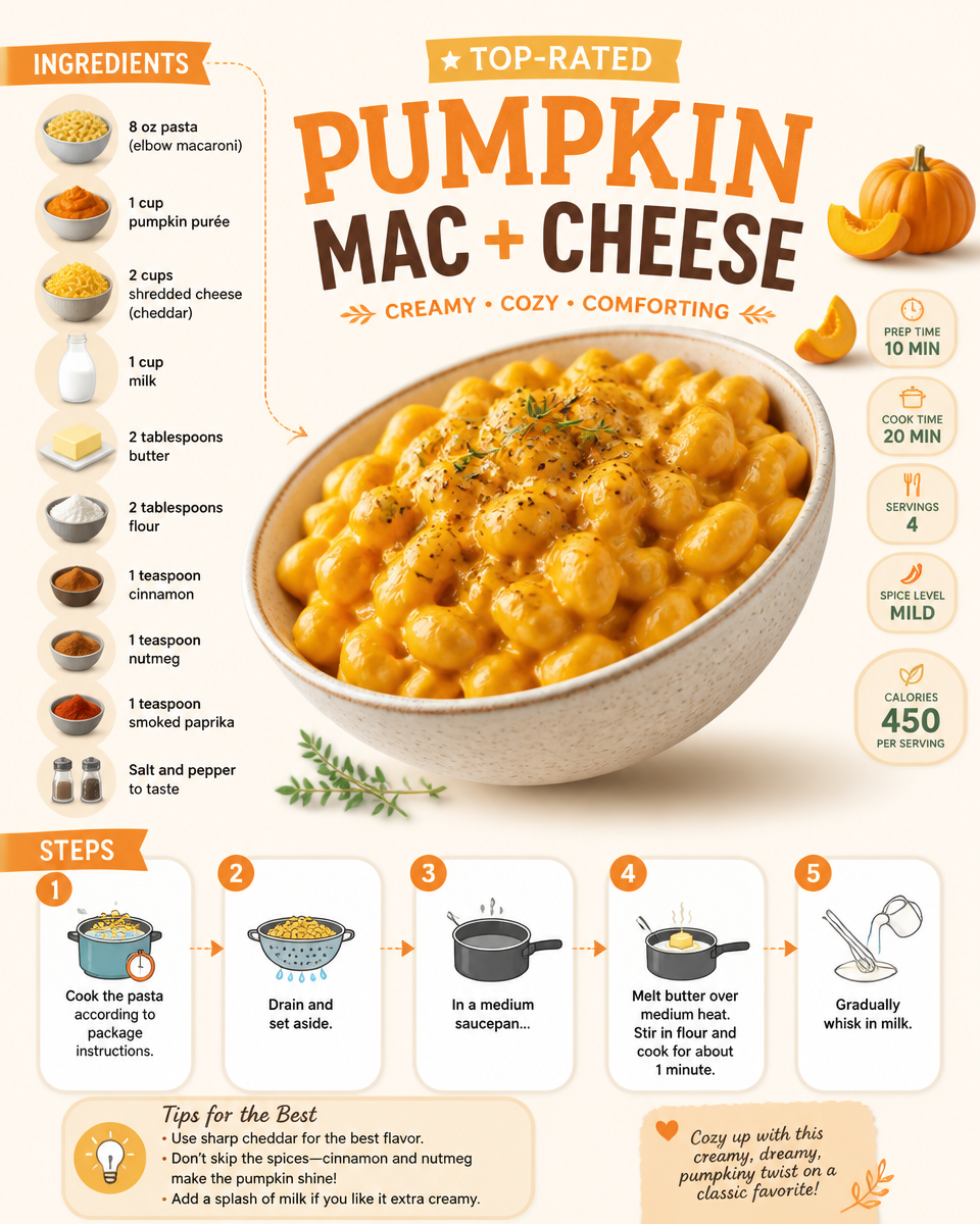 Top-Rated Pumpkin Mac + Cheese