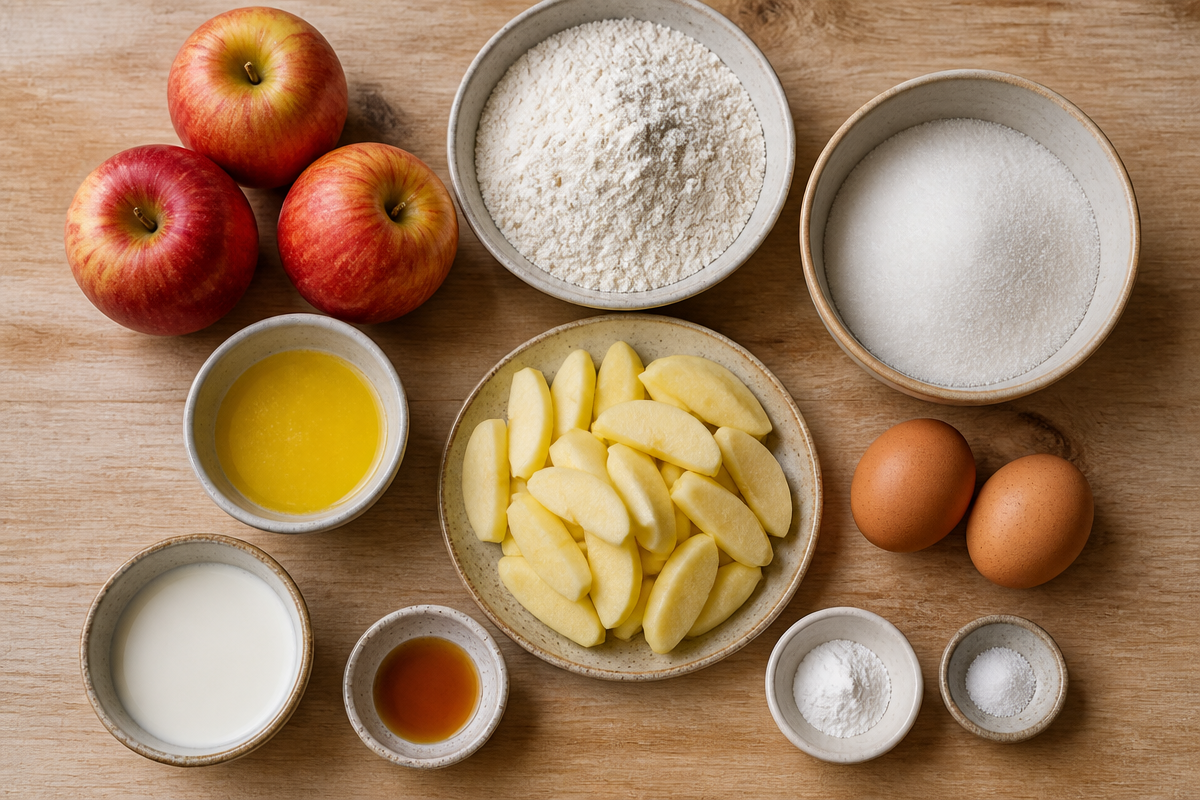 Traditional French Apple Cake Recipe (Moist, Easy, and Packed with Fresh Apples)