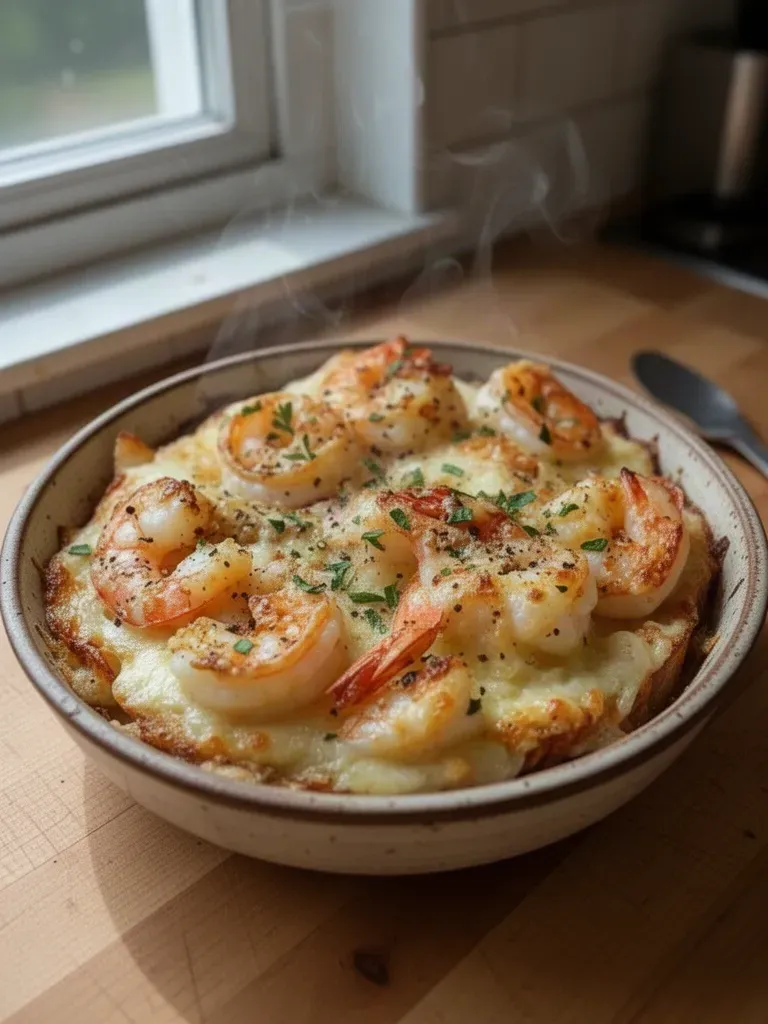 Delicious Garlic Shrimp Gratin Recipe - Easy & Flavorful!