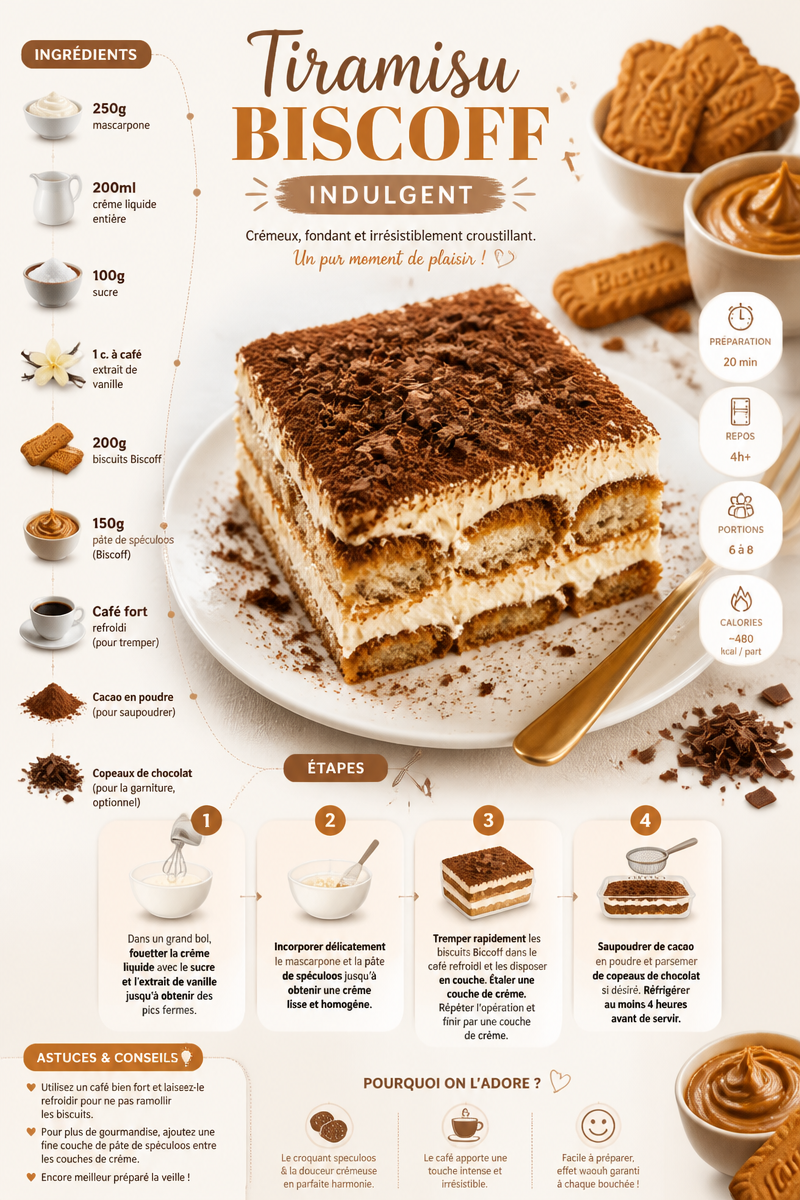 Tiramisu Biscoff Gourmand