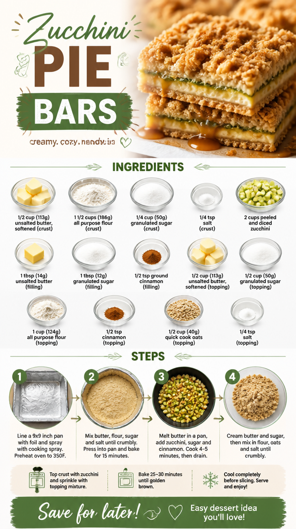 Zucchini Pie Bars