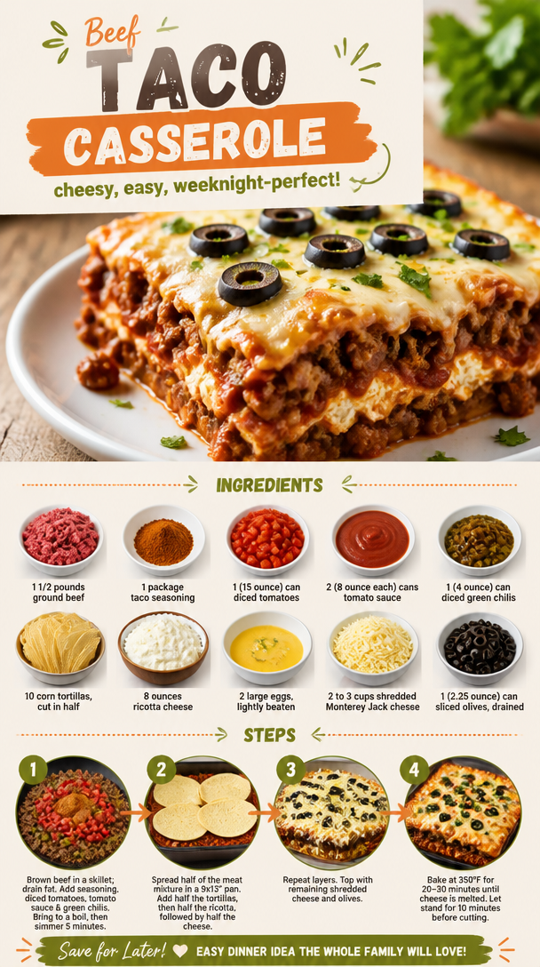 Beef Taco Casserole