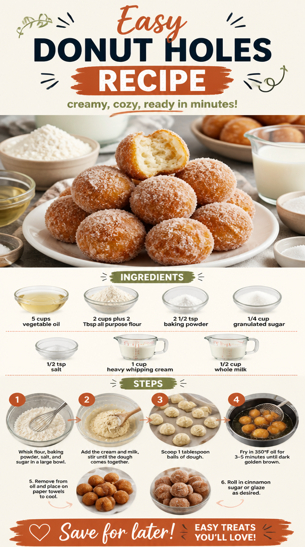 Easy Donut Holes Recipe