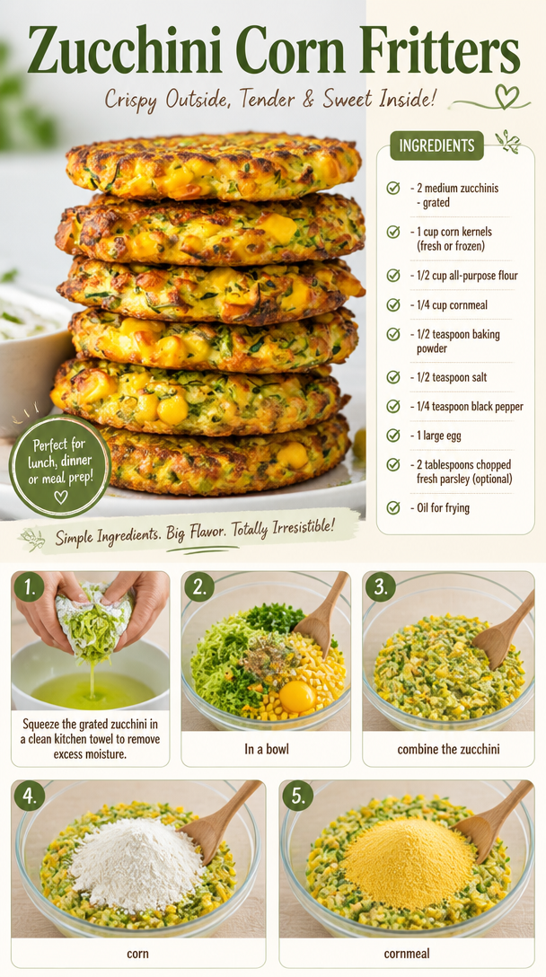 Zucchini Corn Fritters