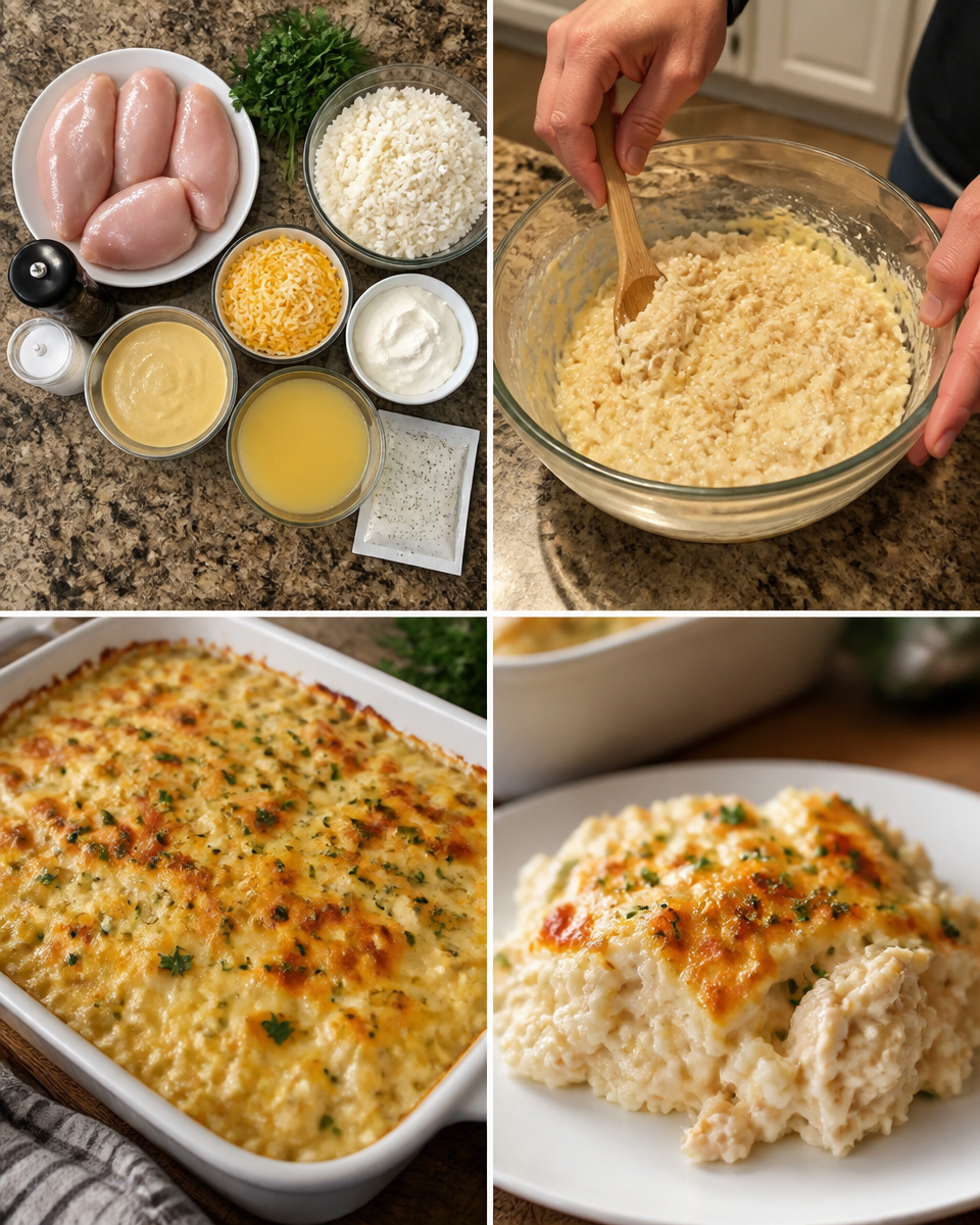 Angel Chicken Rice Casserole