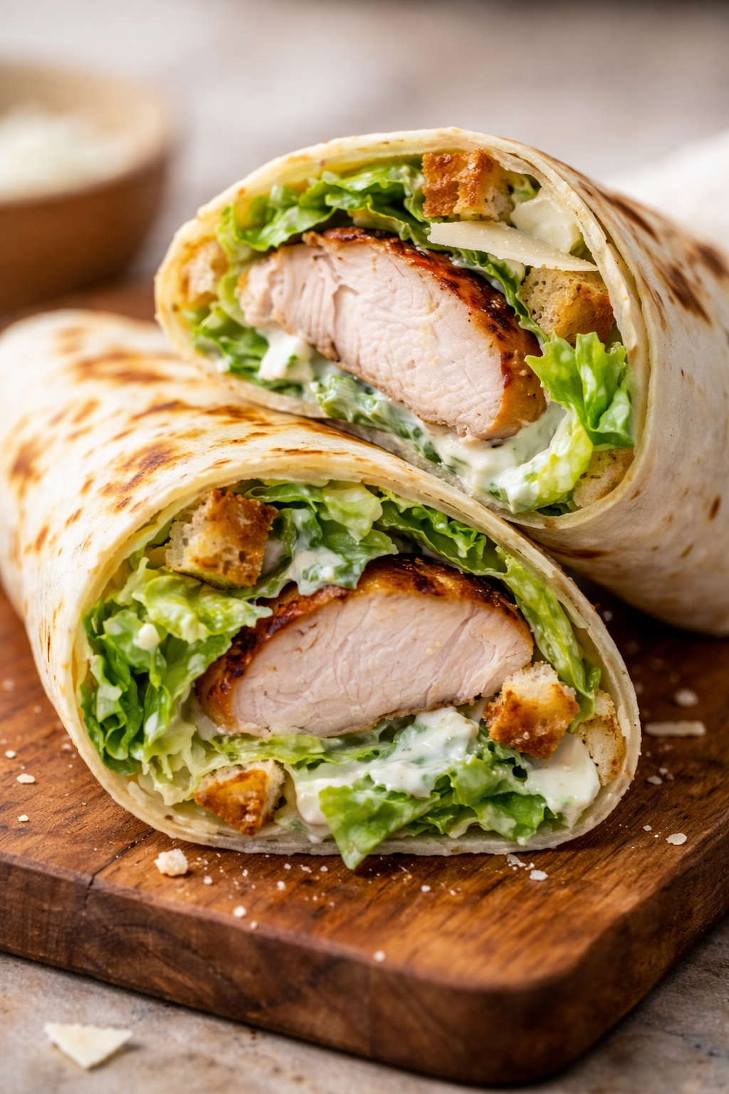 Ultimate Chicken Caesar Wraps: Crispy, Creamy, and Golden-Brown