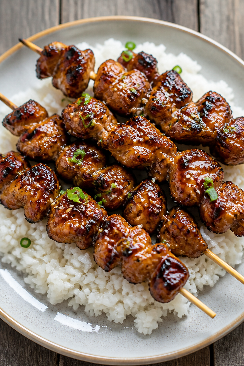 Teriyaki Chicken Skewers