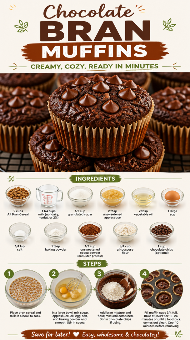 Chocolate Bran Muffins
