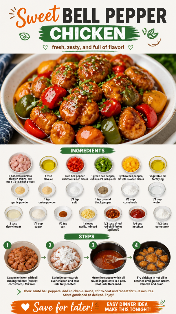 Sweet Bell Pepper Chicken