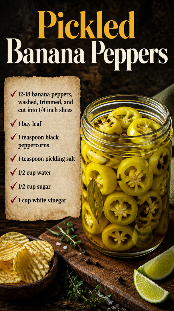 Pickled Banana Peppers