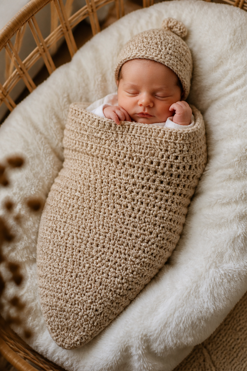 Newborn Baby Cocoon Sleep Sack