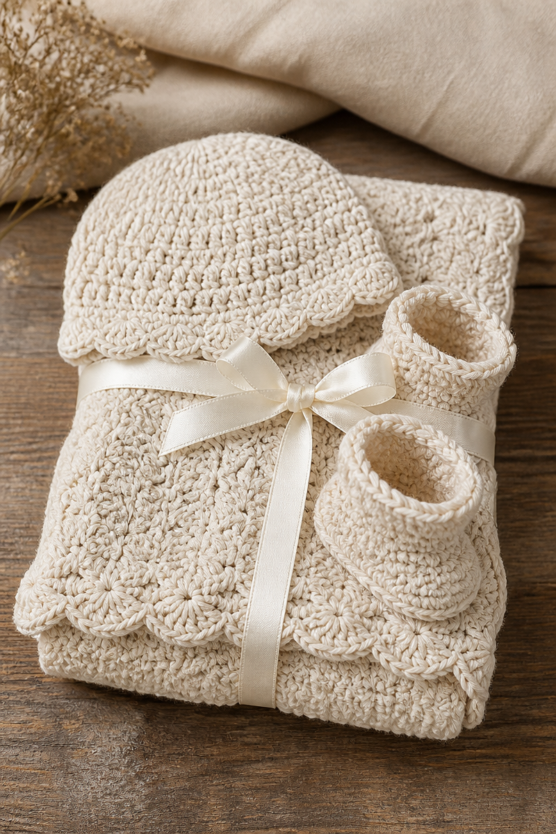 Crochet Baby Shower Gift Set