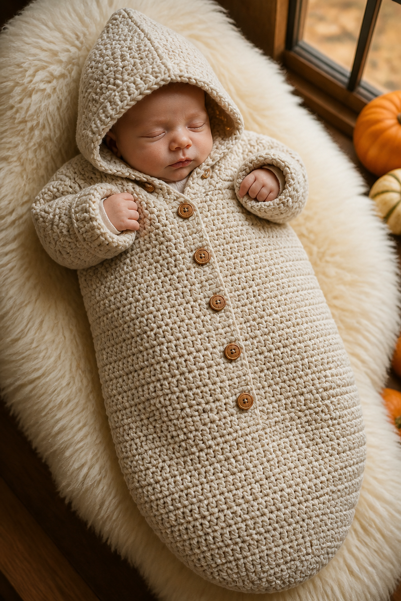Crochet Baby Bunting Bag Pattern