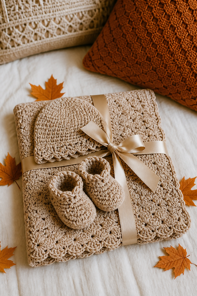 Crochet Baby Shower Gift Set