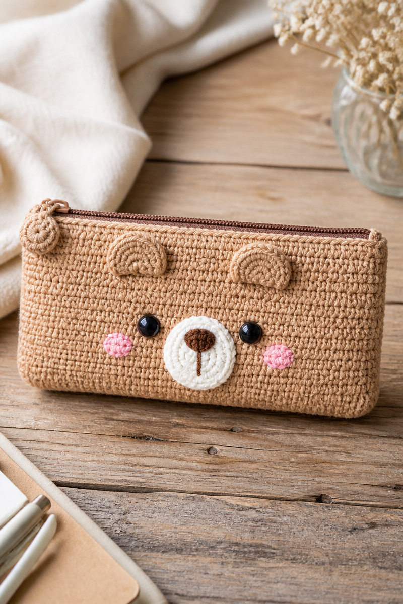 Crochet Pencil Case Pattern Cute