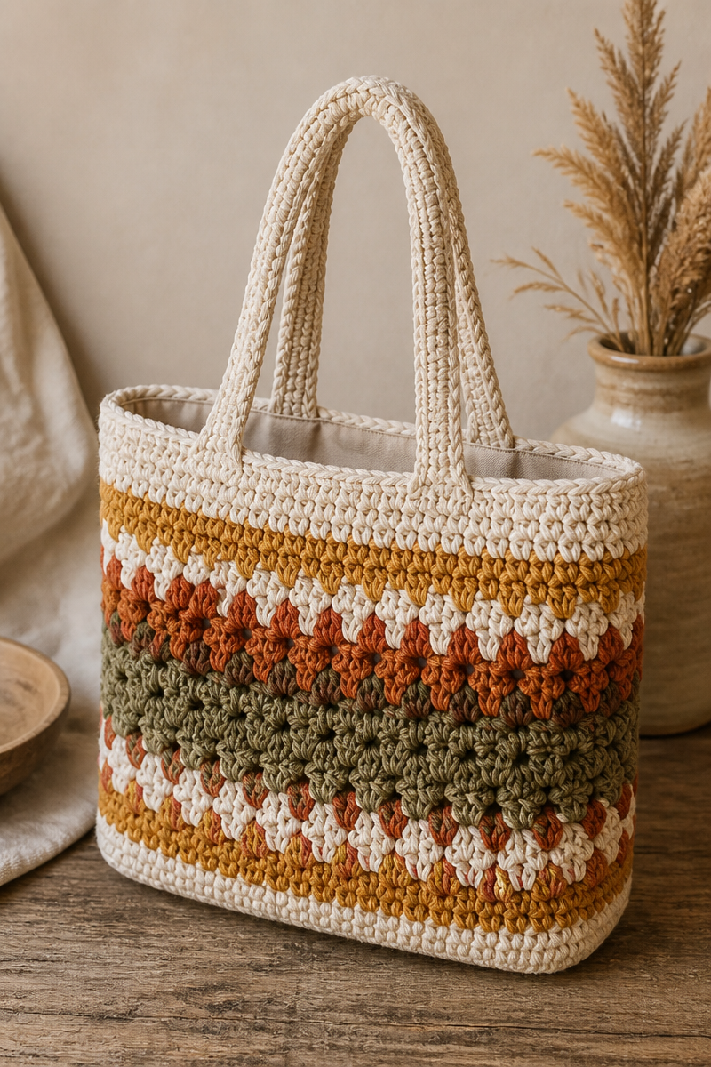 Crochet Tote Bag Fall Pattern