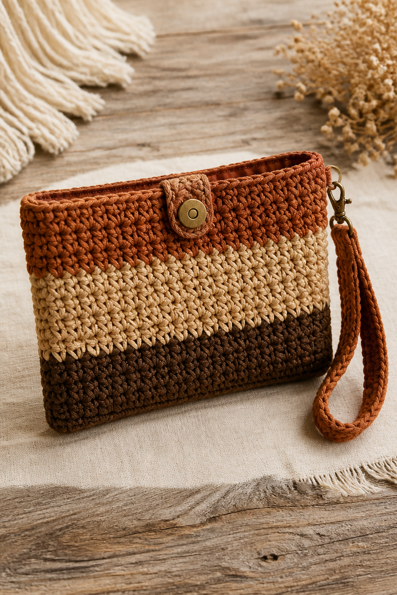 Crochet Wristlet Purse Pattern Fall