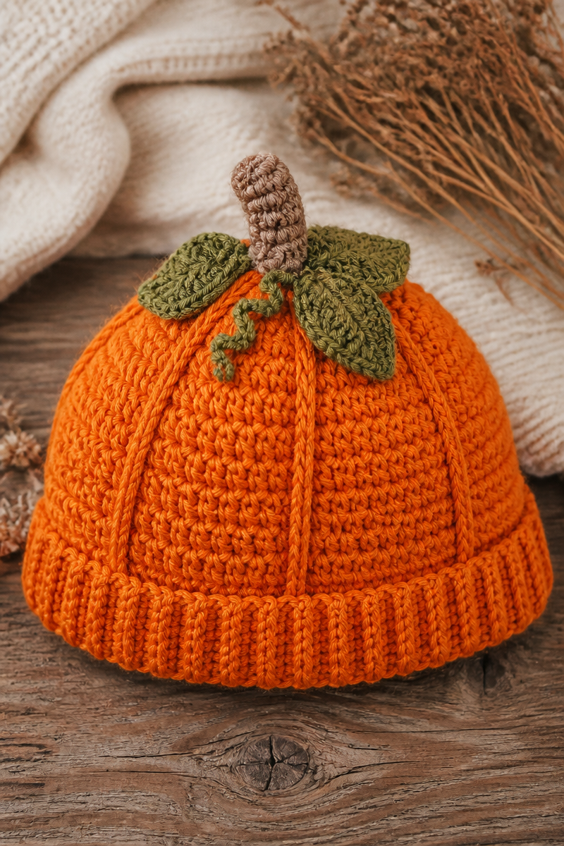 Crochet Pumpkin Hat Baby Pattern