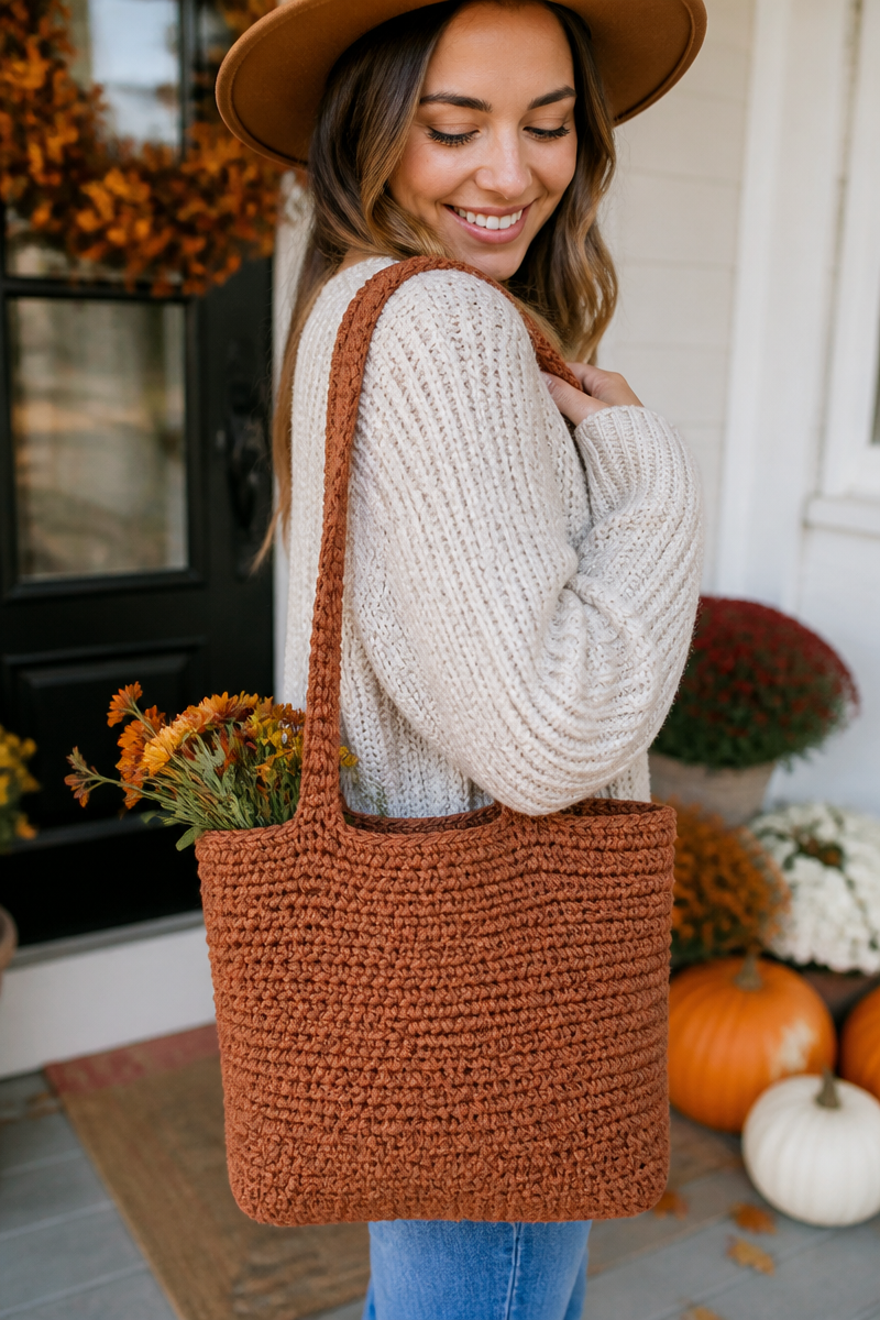Crochet Tote Bag Fall Pattern
