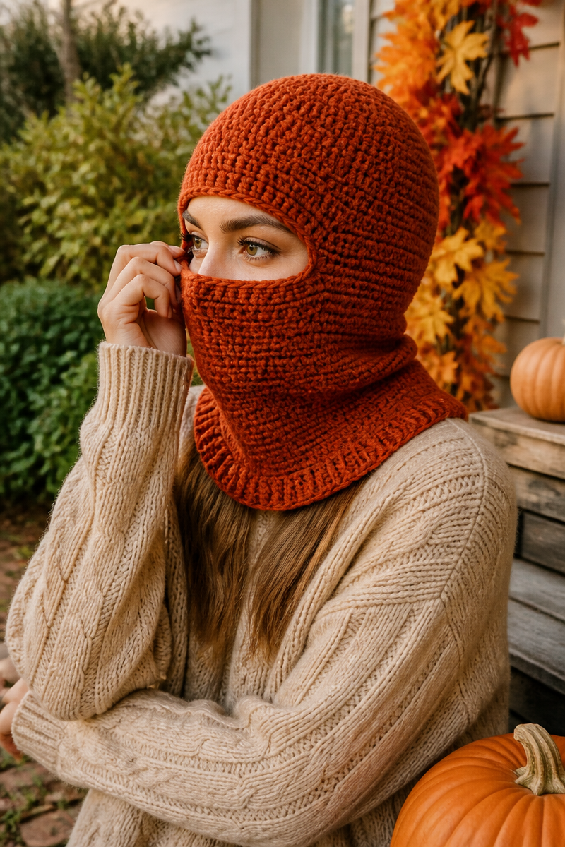 Crochet Balaclava Hat Pattern Cozy