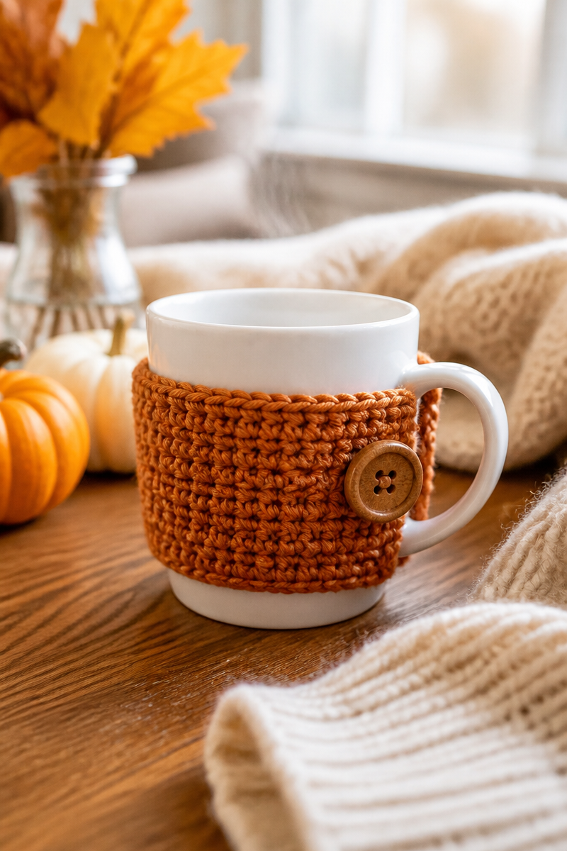 Crochet Coffee Cup Cozy Pattern
