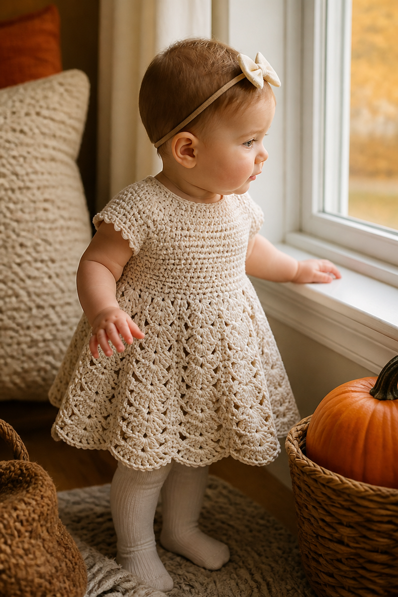 Crochet Baby Girl Dress Pattern