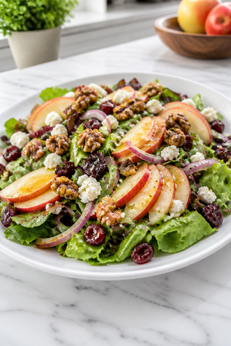 Honeycrisp Apple Feta Walnut Salad Honeycrisp Apple Feta Walnut Salad