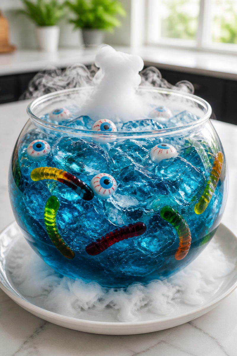 Bubbling Witch Brew Dry Ice Cocktail