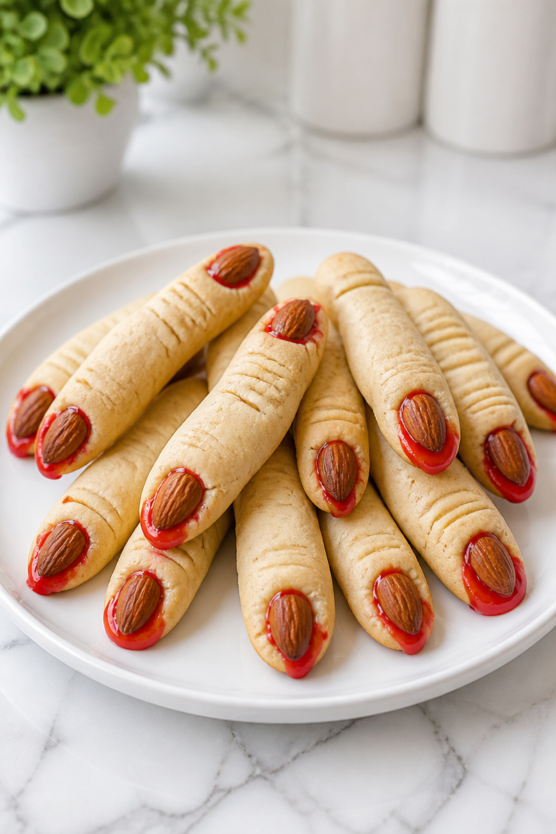 Witch Finger Cookie Almond Nail