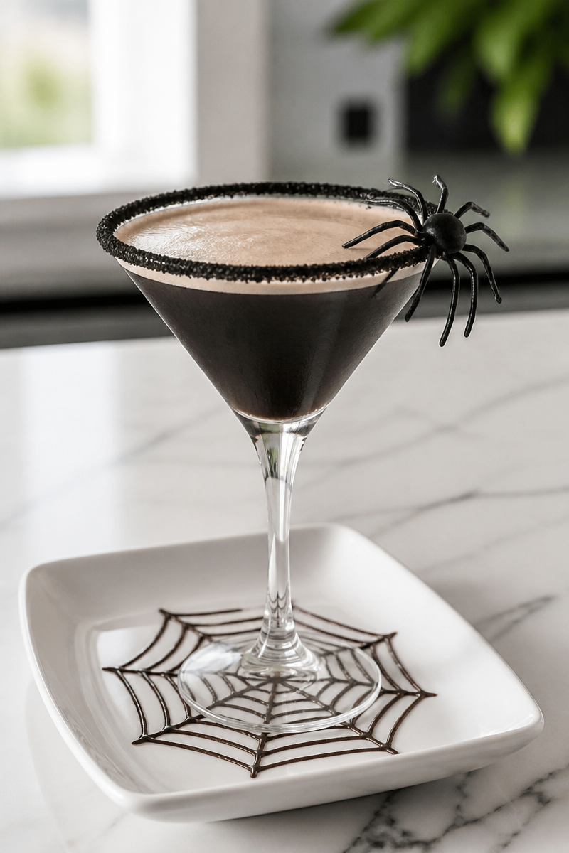 Black Widow Espresso Martini Halloween