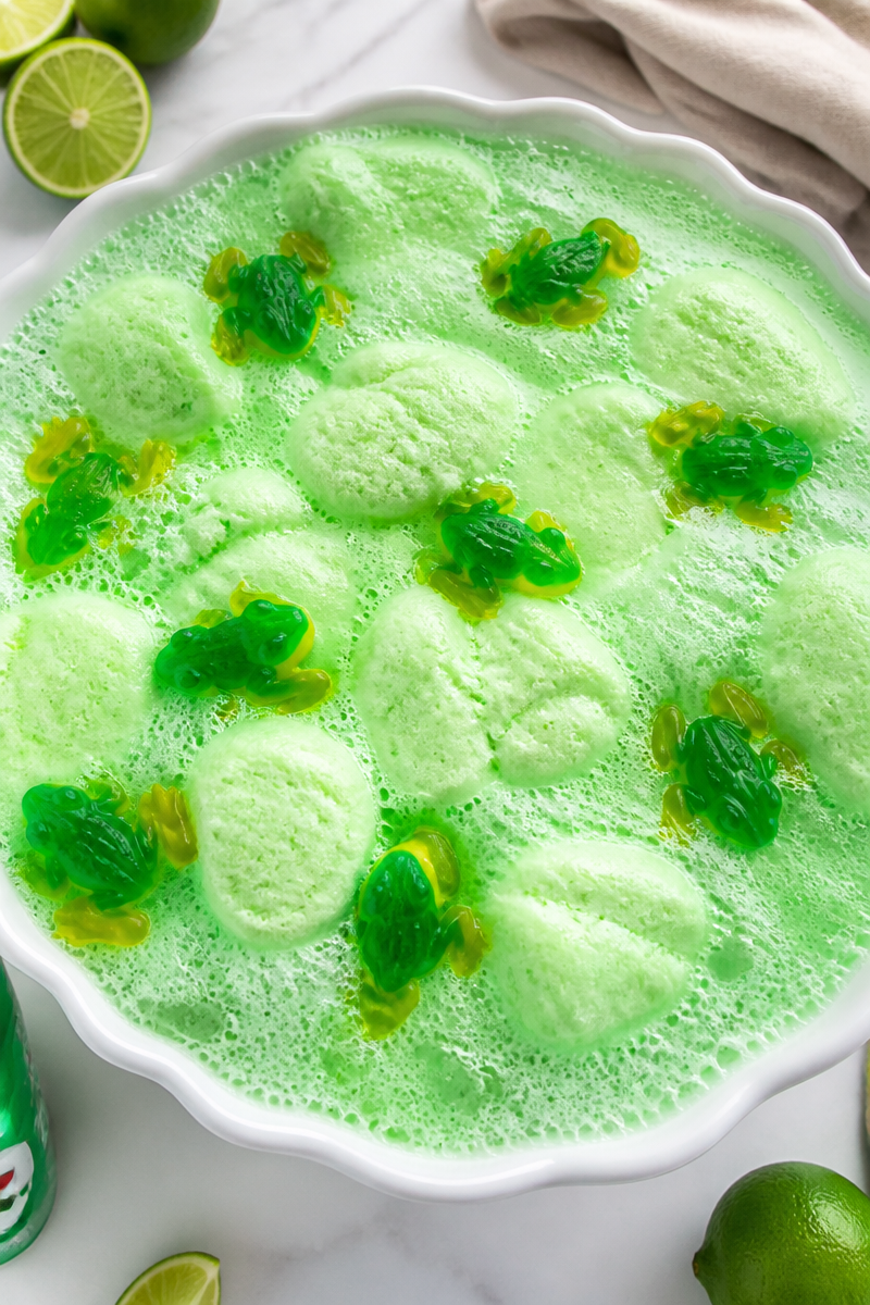 Frog Breath Halloween Lime Sherbet Punch