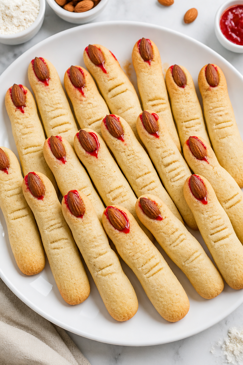 Witch Finger Cookie Almond Nail