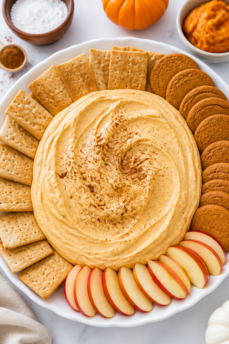 Pumpkin Pie Dip Graham Cracker