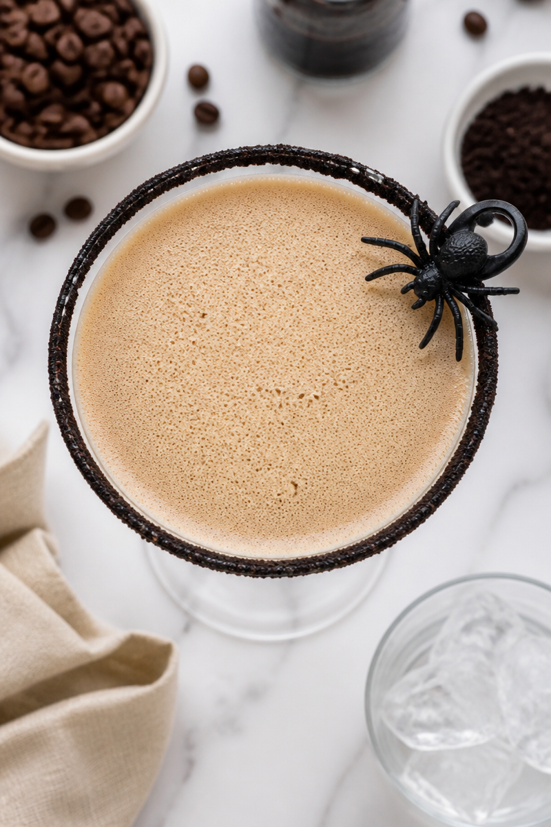 Black Widow Espresso Martini Halloween