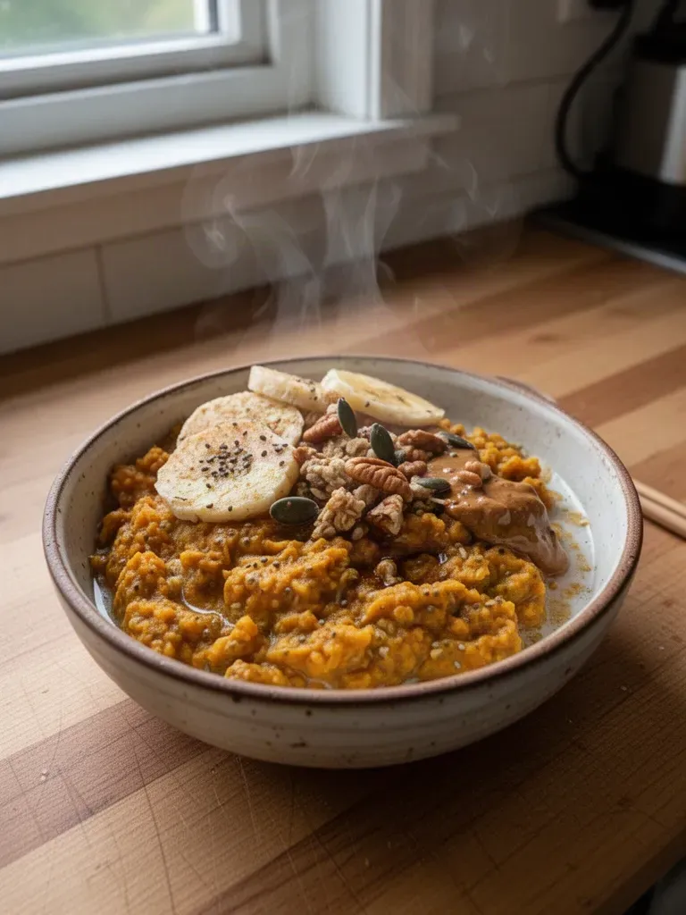 Quick Pumpkin Oatmeal