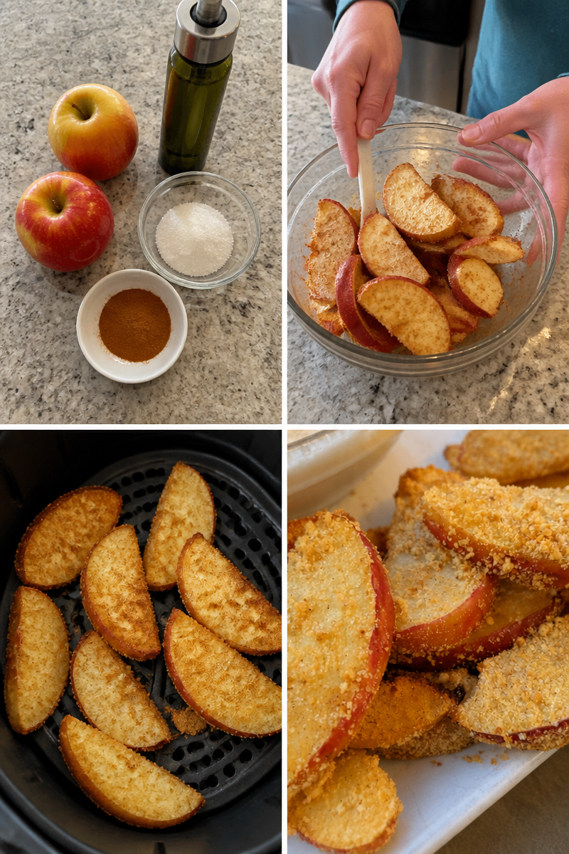 Healthy Apple Fries Recipe apple fries Healthy Apple Fries Recipe